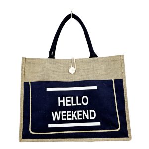 SAC HELLO WEEKEND BLEU MARINE – Image 1