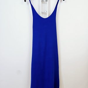 ROBE COURTE DOS CROISÉ BEU ROYAL – Image 1