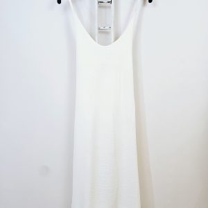ROBE COURTE DOS CROISÉ BLANCHE – Image 1