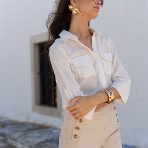 Chemise blanche M8088 – Image 4