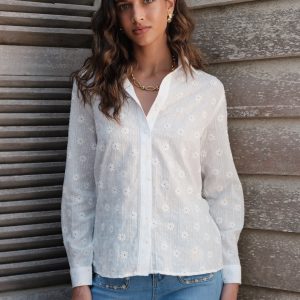 Chemise broderie M8348 – Image 1