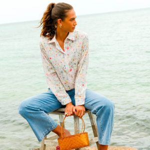 Chemise broderie M8360 – Image 1