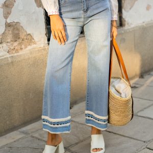 Pantalon Wide Leg&Large jeans H4590 – Image 2