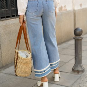Pantalon Wide Leg&Large jeans H4590 – Image 5