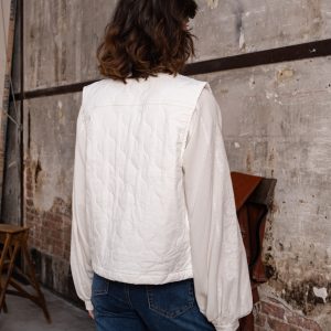 Veste sans manche blanc DC399 – Image 4